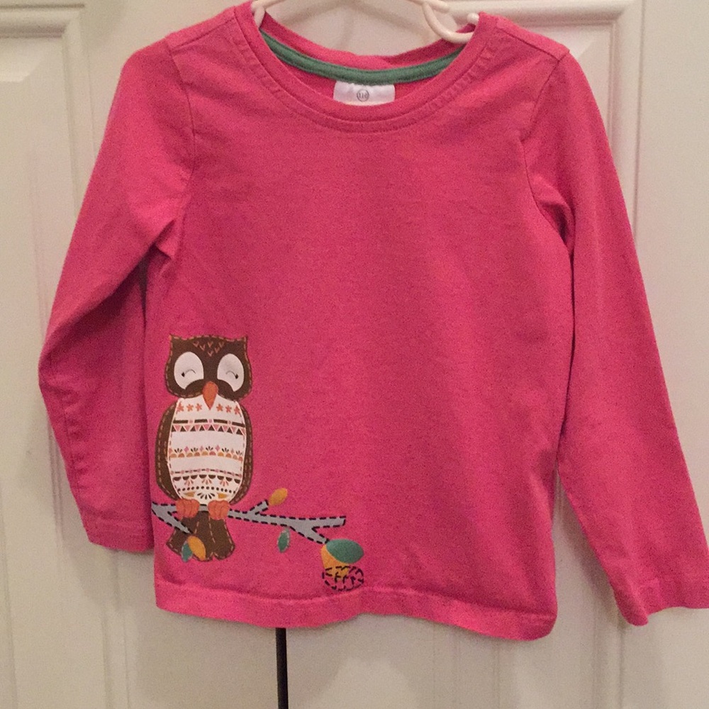 Hanna Andersson girls owl top